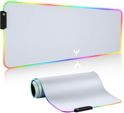 BladeHawks Extra Large RGB Gaming Mouse Pad-14 Light Modes, Extended Soft LED Mouse Pad, Anti-Slip Rubber Base, Computer Keyboard Mousepad Mat (31.5 x 12 Inch) in Saudi Arabia