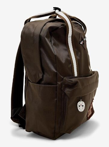 حقيبة ظهر فرايداي ذا 13ث كامب كريستال ليك صغيرة من القماش باللون الأخضر الداكن in Kuwait