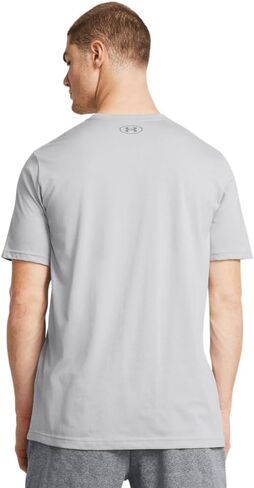 Under Armour - Mens Stacked Logo Fill T T-Shirt, Color Black/Pewter (002), Size: Small in Saudi Arabia