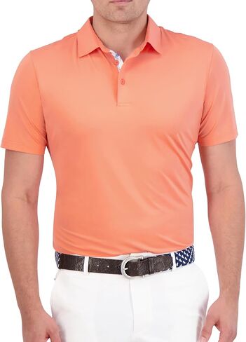 قميص بولو رجالي من Robert Graham AXELSEN 2 بأكمام قصيرة، Jade، X-Large in Saudi Arabia
