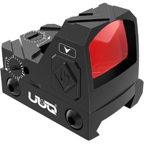 UUQ Mini Reflex Red Dot Sight Shake Awake Optic Sight for Rifles, Pistols and Shotguns 2MOA,12 Brightness Adjustment Red Dot Scope,Suitable for RMR or 20mm Picatinny/Weaver Rail…