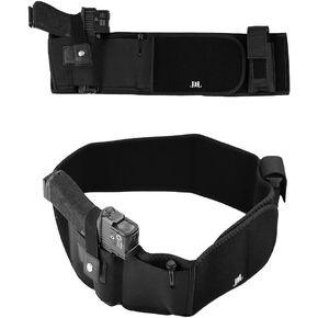 Belly Band Gun Holsters for Concealed Carry Waistband Pistols Holsters for Men and Women Compatible with G19, 17, 42, 43, P238, P365, Ruger LCP, Taurus, S&W M&P Shield 9MM
