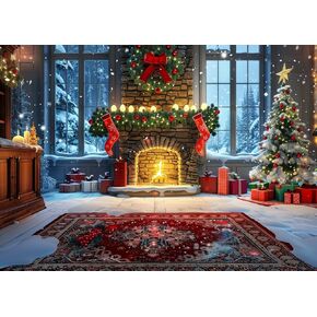 7x5FT Christmas Backdrop Christmas Photo Backdrop Christmas Background for Photography Xmas Backdrop Christmas Party Decorations Banner F224