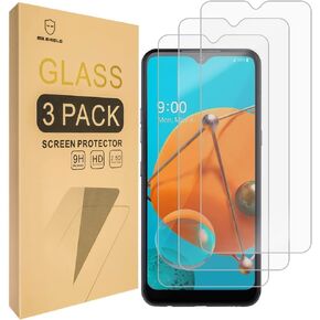 Mr.Shield [3-Pack] Designed For LG K51 [Tempered Glass] [Japan Glass with 9H Hardness] Screen Protector with Lifetime Replacement