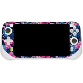 MightySkins Skin Compatible with Logitech G Cloud Gaming Handheld - Contrast Hibiscus | Protective, Durable, and Unique Vinyl Decal wrap Cover | Easy to Apply | Made in The USA