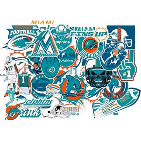 30 PCS of American Football Stickers for Water Bottle, Laptop, Bicycle, Computer, Motorcycle, Travel Case, Car Decal Decoration Sticker
