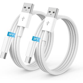 2Pack 6FT USB to USB C Cable for iPhone 16 15 Charger Cord, for Apple for iPhone 16 15/Plus/Pro Max, for iPad Pro 12.9/11, Air 5th/4th Gen, Mini 6th Gen Car Charger Carplay Charging Cable