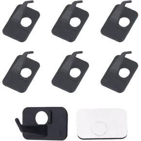 SOPOGER 6pcs Plastic Arrow Rest Black Recurve Bow Arrow Rest Adhesive Back Hunting Shooting Targeting Accessory for Right or Left Hand