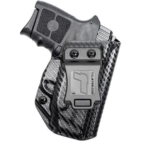 حافظة Tulster IWB الشخصية في اليد اليمنى تناسب: M&P Bodyguard .380 Holster | متوافق مع الضوء داخل حزام الخصر، حافظة حمل كيديكس مخفية
