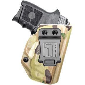 حافظة Tulster IWB الشخصية في اليد اليمنى تناسب: M&P Bodyguard .380 Holster | متوافق مع الضوء داخل حزام الخصر، حافظة حمل كيديكس مخفية