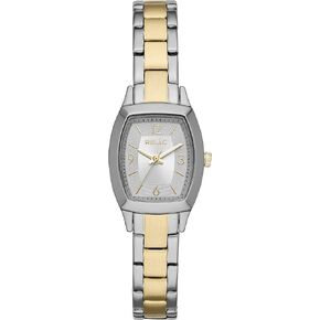 Relic by Fossil Women's Freya Silver-Tone Pavé Glitz Bracelet Watch (Model: ZR34652)