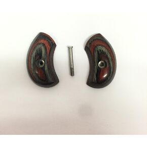 North American Arms 22 LR Mini Revolver Bird Head Grip Black/Red GRB-L