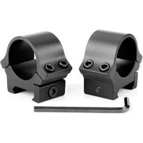 Low Profile Scope Rings 1 inch - Rifle Scope Rings Scope Mounting Rings 1 Inch for Picatinny and Weaver Rails(2 Pieces)