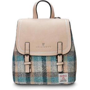 Harris tweed The Mini Jura Backpack, Islander Tartan, Mini