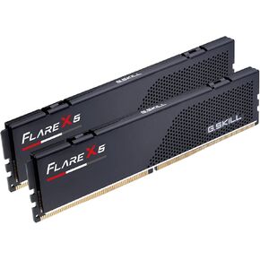 G.SKILL Flare X5 Series (AMD Expo & Intel XMP 3.0) DDR5 RAM 64GB (2x32GB) 6000MT/s CL36-36-36-96 1.35V Desktop Computer Memory U-DIMM - Matte Black (F5-6000J3636F32GX2-FX5)