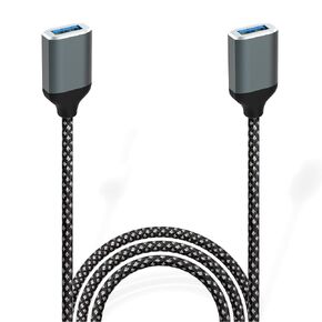 USB to USB Cable, USB 3.0 A to A Male Cable 3.3FT, Nylon Braided High-Speed Transfer USB 3.0 to USB 3.0 Cable Compatible with Hard Drive Enclosures, DVD Player, Laptop and More