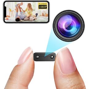 Smallest Spy Camera,Hidden Camera Detector,HD1080P Wireless Wif Camera, Mini Video Surveillance,Baby Monitor Camera with Night Vision,Motion Detection,Cloud Storage for Security with iOS Android APP in Kuwait