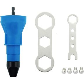 DEVMO Electric Rivet Nut Gun Cordless Riveting Tool Insert Nut Adaptor Drill Adapter