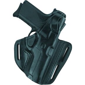 Gould & Goodrich B803-G17 Gold Line Three Slot Pancake Holster (Black) Fits GLOCK 17, 22, 31