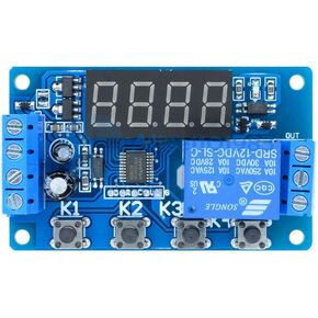 الرقمية 12 فولت LED عرض الموقت أتمتة تأخير التتابع وحدة قابلة للبرمجة التبديل in Kuwait