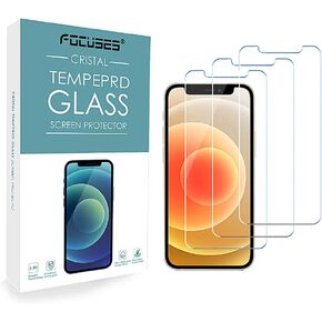 Screen Protector for iPhone 12 Screen Protector, iPhone 12 Pro Screen Protector, Anti Blue Light Tempered Glass Film for Apple iPhone 12 Pro & iPhone 12,3-Pack