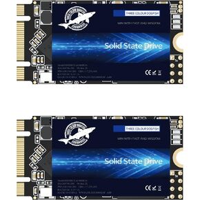 SSD SATA M.2 2242 512GB Dogfish Ngff Internal Solid State Drive High Performance Hard Drive Desktop Laptop SATA III 6Gb/s 2 Unit Package Pack [512GB(2 Packs), M.2 2242]