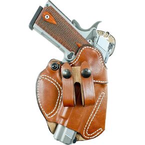 DeSantis Inside The Waistband Cozy Partner Gun Holster, Full Size 1911 5, Fits 1911 Government, 1911 Commander, IWB Holster with Split Belt Loop, Right-Hand Draw, Tan