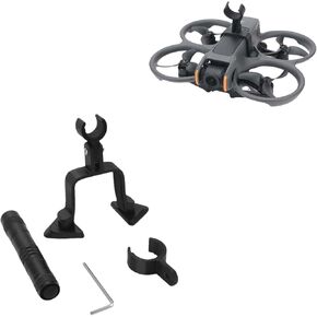 for DJI Avata 2 Searchlights Mount,Extension Camera Holder Bracket Searchlights Mount for DJI Avata 2 Camera Mounts Clamps (Black)
