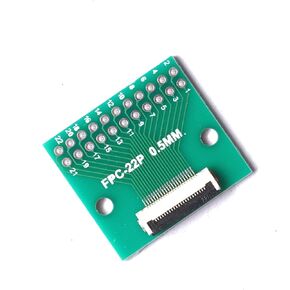 FPC FFC Flat Cable Extend Adapter Board 0.5 1.0MM Flexible Cable Connector PCB Converter Board (20P)