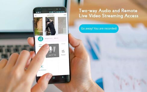 نظام كاميرا أمان منزلي GW 8 قنوات لاسلكية عالية الدقة 4 ميجابكسل (2X 1080 بكسل)، 8 قنوات WIFI NVR مع 4 × 4 ميجابكسل كاميرات أمان صوتية ثنائية الاتجاه، عمر بطارية 180 يومًا، رؤية ليلية ملونة، مراقبة داخلية خارجية in Kuwait