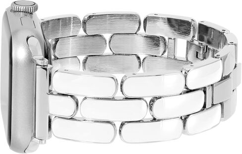Anne Klein Fashion Bracelet for Apple Watch, Secure, Adjustable, Apple Watch Replacement Band, Fits Most Wrists in Saudi Arabia