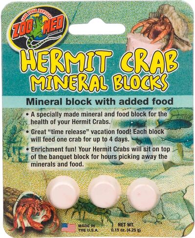 Zoo Med Hermit Crab Mineral Blocks in Kuwait