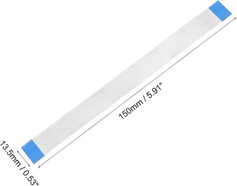 uxcell Flexible Flat Cable, 28 Pins 0.5mm Pitch 150mm FPC FFC Flexible Ribbon Cable for LCD TV Car Audio DVD Player Laptop 10Pcs (A Type) in Saudi Arabia