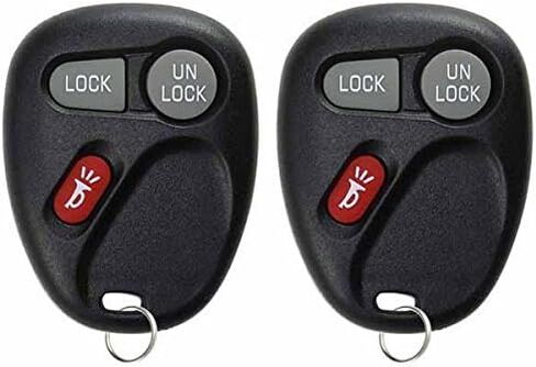 استبدال مفتاح KeylessOption لعام 1998 1999 2000 2001 2002 شيفروليه تشيفي سيلفرادو سوبربان تاهو جي إم سي يوكون سييرا أولدزموبيل جهاز التحكم عن بعد للدخول بدون مفتاح، 3 أزرار 15732803-2 حزمة in Kuwait