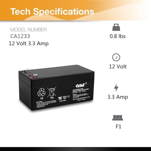 استبدال بطارية APC UPS لموديلات APC UPS SMT750، SMT750US، SUA750 واختيار أخرى (RBC48) من Casil 12v 7.2ah 2 Pack in Saudi Arabia