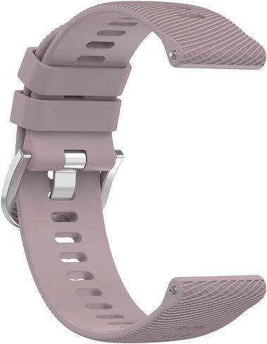 Compatible with Garmin Venu 2S/Vivoactive 4S Band 18mm Replacement Silicone Watch Bands Wrist Strap Sport Wristbands Vivomove 3S/Forerunner 265S/Forerunner 265S Music/ Forerunner 255S/Forerunner 255S Music for Men Women in Kuwait