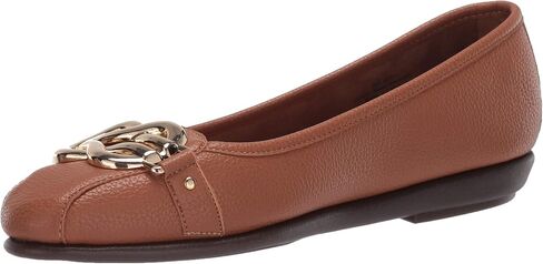Aerosoles Women's Big Bet Flat Heel, White, 6.5 Wide in Saudi Arabia