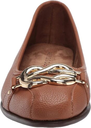 Aerosoles Women's Big Bet Flat Heel, White, 6.5 Wide in Saudi Arabia