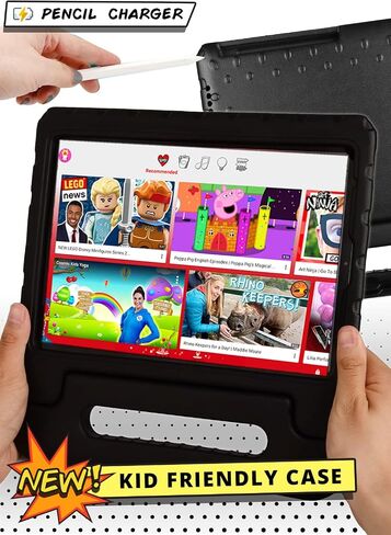 حافظة Cooper Dynamo iPad Pro 12.9 الرسمية للأطفال | قضية إثبات الطفل | حافظة iPad Pro 12.9 الجيل الخامس، حافظة Apple iPad Pro 12.9 من الجيل السادس 2022، حافظة iPad Pro 12.9 الجيل الثالث/الرابع، حافظة iPad 12.9 Pro in Kuwait