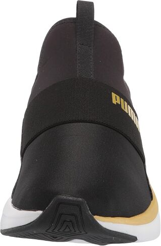 حذاء رياضي نسائي من PUMA Softride Sophia سهل الارتداء Blk/Gld 8 متوسط ​​أمريكي in Kuwait