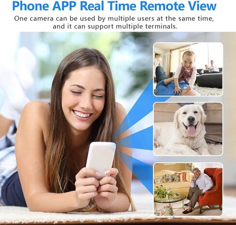 Smallest Spy Camera,Hidden Camera Detector,HD1080P Wireless Wif Camera, Mini Video Surveillance,Baby Monitor Camera with Night Vision,Motion Detection,Cloud Storage for Security with iOS Android APP in Kuwait