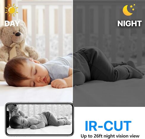 Smallest Spy Camera,Hidden Camera Detector,HD1080P Wireless Wif Camera, Mini Video Surveillance,Baby Monitor Camera with Night Vision,Motion Detection,Cloud Storage for Security with iOS Android APP in Kuwait