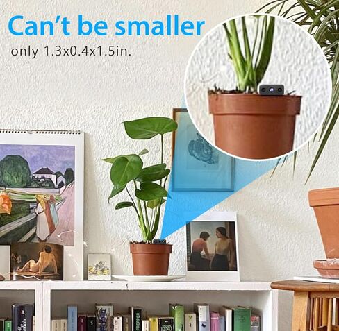 Smallest Spy Camera,Hidden Camera Detector,HD1080P Wireless Wif Camera, Mini Video Surveillance,Baby Monitor Camera with Night Vision,Motion Detection,Cloud Storage for Security with iOS Android APP in Kuwait