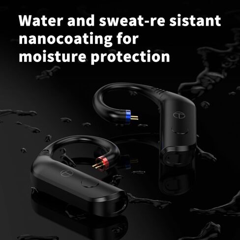 FAAEAL TRN BT20 Pro Bluetooth Earphone Module with 0.78mm 2Pin,AAC/SBC True Wireless Ear Hook with Charging Case for BLON BL03 7HZ Legato Zero SeeAudio Rinko TANGZU FUDU Kinera Celest Gumiho (0.78mm) in Saudi Arabia