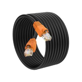 CableCreation Cat6 Outdoor Ethernet Cable (250FT) CCA Copper Clad, Direct Burial, In-Ground, UV Jacket, POE, Cat 6 Weatherproof Cable, Compatible with Personal Computer, Outdoor Networking Equipment