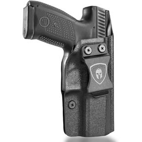 WARRIORLAND Concealed Carry Kydex Holster Fit for CZ P-10 C & CZ P-10 S, Inside Waistband IWB | Adjustable Cant | 'Posi-Click' Retention | Full Length Sweat Guard, Right Hand/Left Hand Option