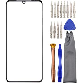 Sunways Repair Broken Glass Screen Replacement for LG Velvet LM-G910EMW LMG910EMW Velvet 5G LM-G900N LM-G900EM Black