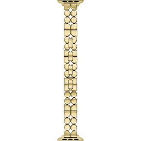 Kate Spade New York women's gold-tone stainless steel 38-49mm noel band for apple watch®
