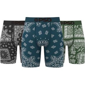 PSD Men's Teal Bandana Boxer Briefs, Multi, S in Saudi Arabia