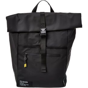 Ted Baker London Clime Rubberized Rolltop Backpack, Navy